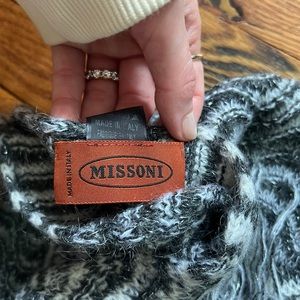 Missoni knit scarf